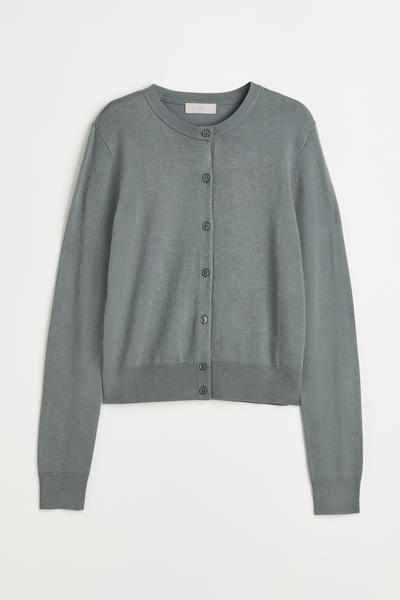 Fine knit cardigan