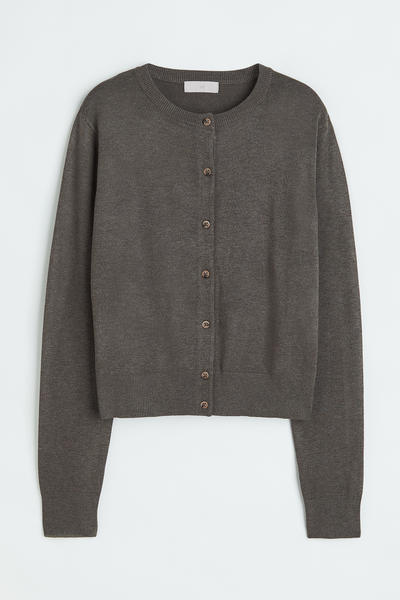 Fine knit cardigan