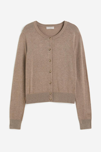 Fine knit cardigan