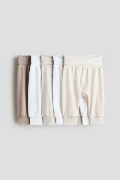 5-pack fold cuff trousers