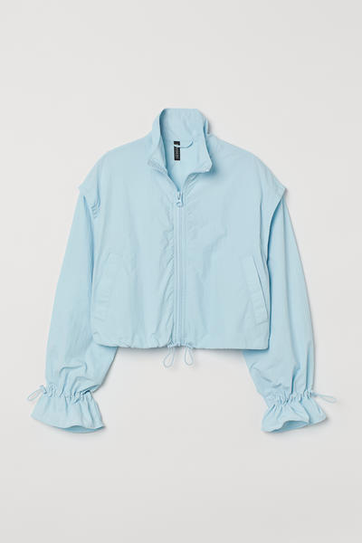 Short nylon jacket
