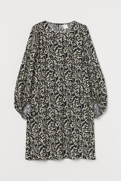 Puff sleeve dress
