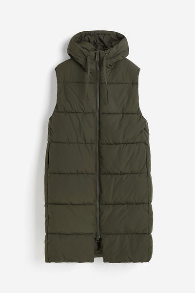Padded hooded vest