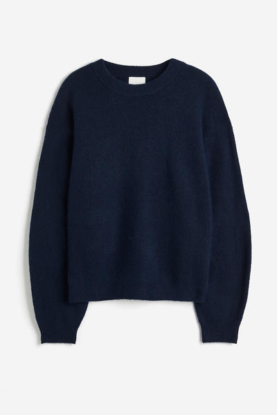 Knit sweater navy