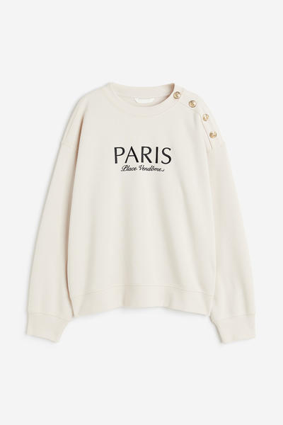 College sweatshirt
