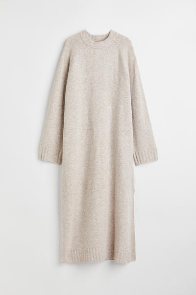 Long knitted dress