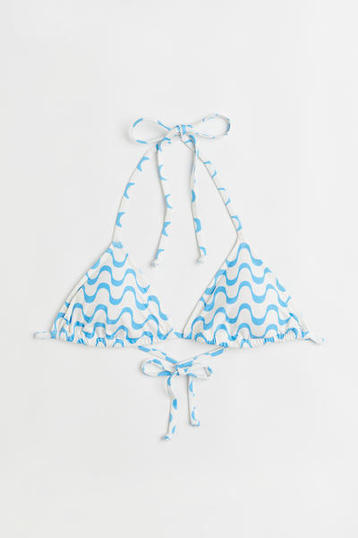 Padded triangle bikini top