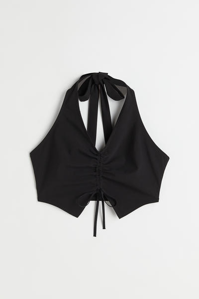 Halterneck tie top