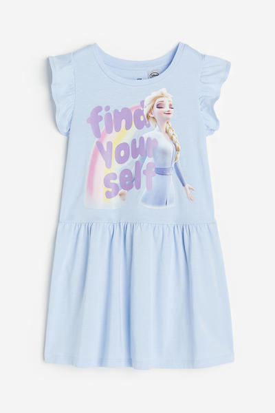 Printed cotton dress