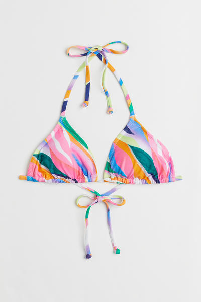 Padded triangle bikini top