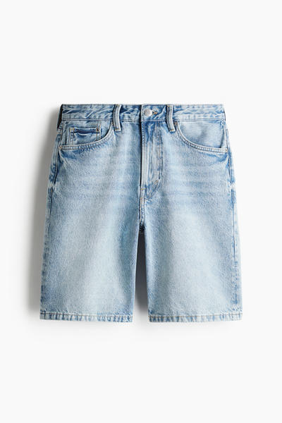 Relaxed Fit Denim Shorts