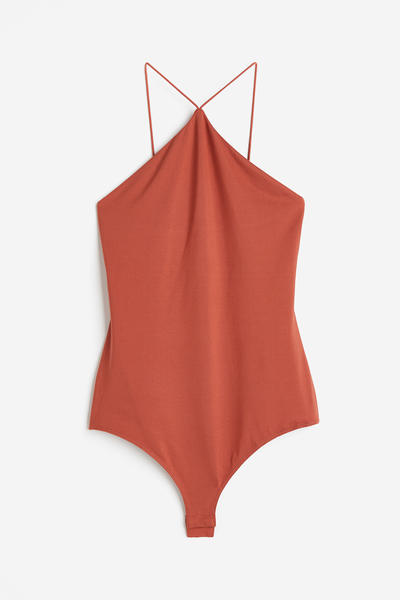 Jersey G-string bodysuit