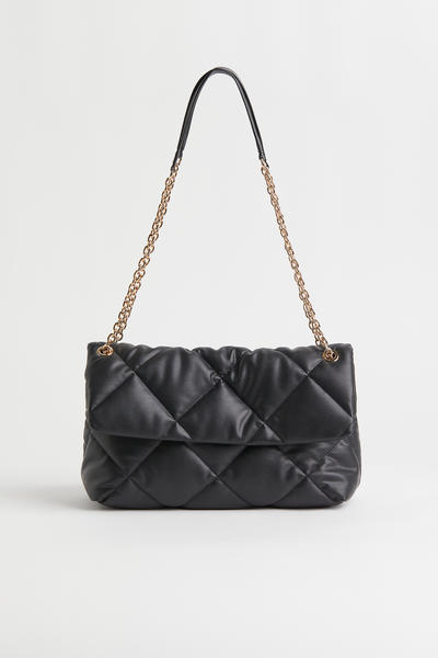 Quilted shoulder bag