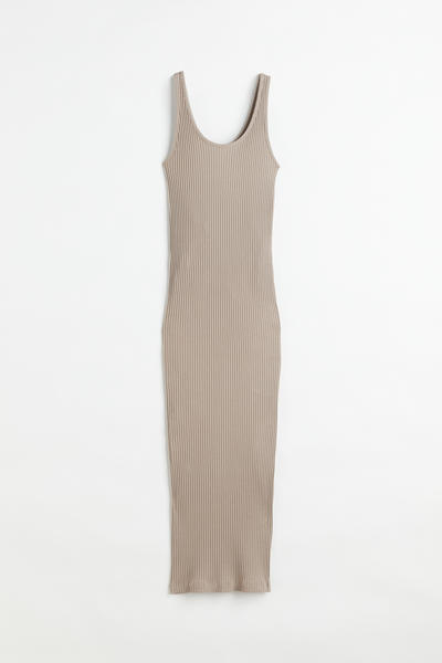 Ribbed bodycon dress
