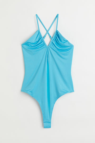 Jersey bodysuit G-string