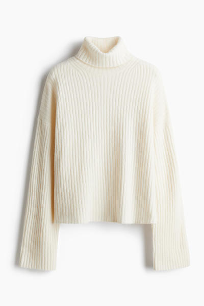 Oversized Polo-neck Jumper