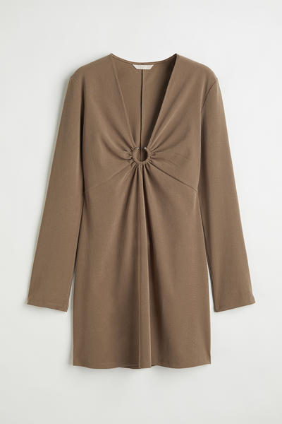 V-neck dress