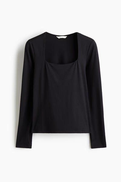 Long sleeve jersey top