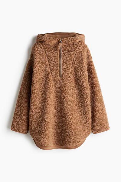 Oversized fleece hoodie
