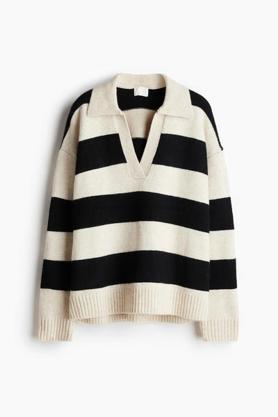 Fine knit polo