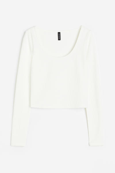 Rib knit top