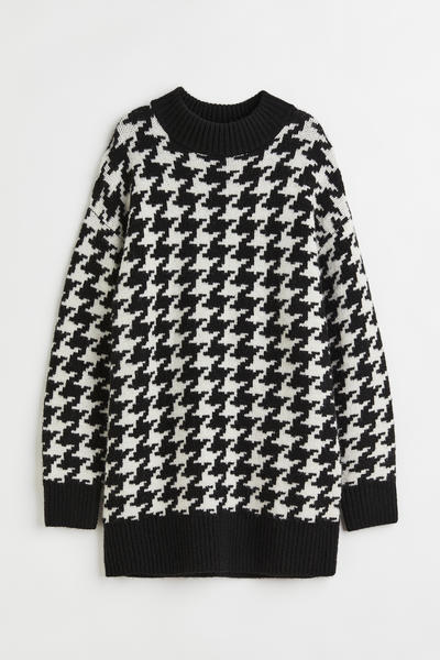 Jacquard Knit Dress