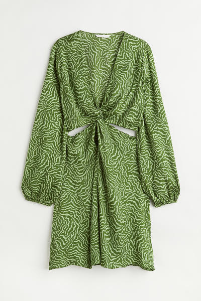 Cut-out knot dress
