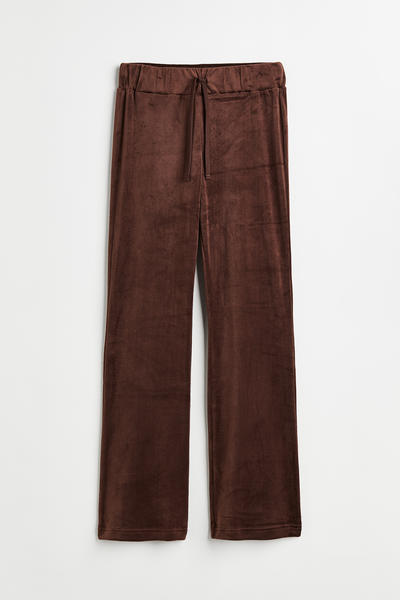 Velour trousers
