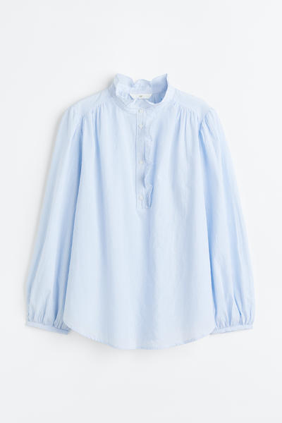 Ruffled edge blouse