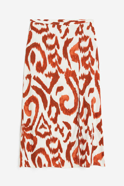 Crepe skirt
