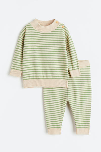 Cotton knit set