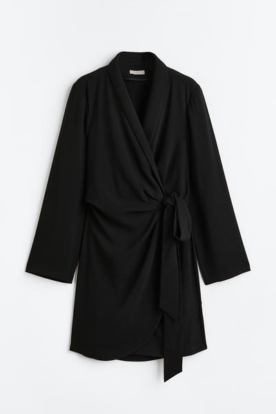 Wrap blazer dress