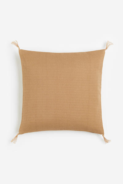 Tassel cushion cover