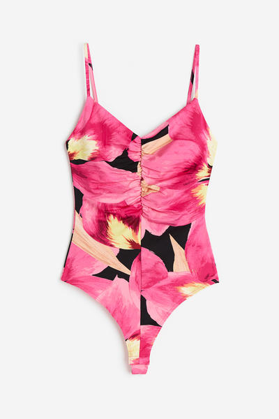 Ruched body with G-string