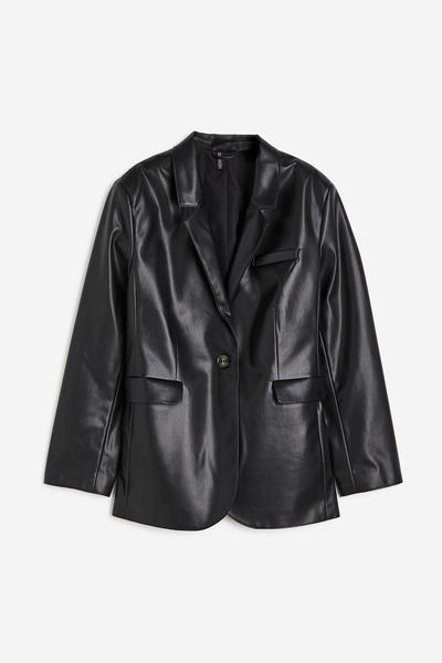 Single-button blazer