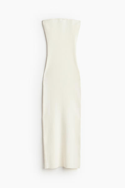 Ribbed tube dress