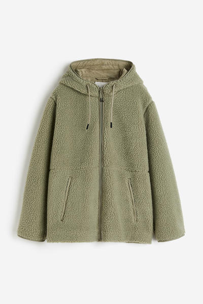 Hooded teddy coat