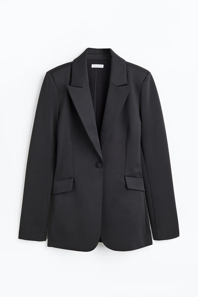 Fitted scuba blazer