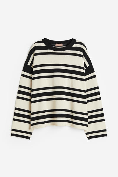 Knitted off-shoulder top