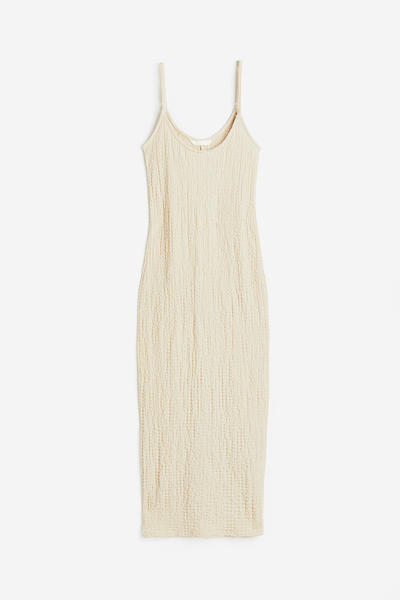 Ruched jersey dress