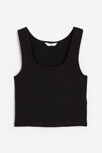 Cropped vest top