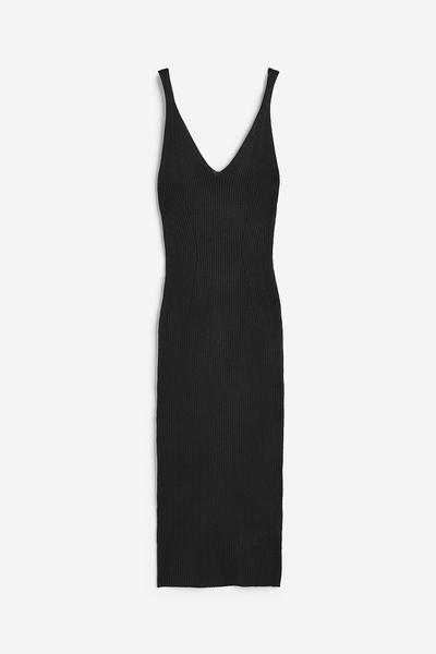 Bodycon rib knit dress