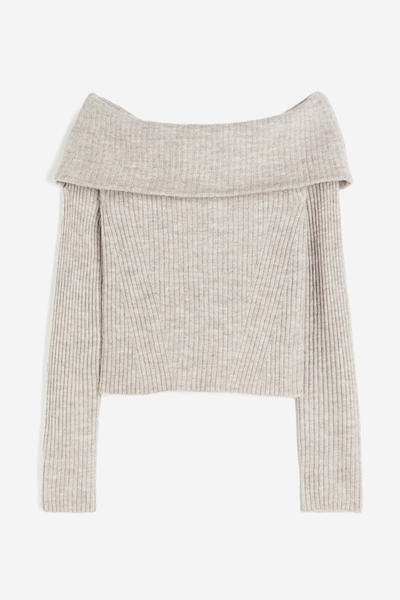 Off-Shoulder Sweater
