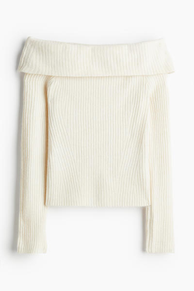 Off shoulder sweater