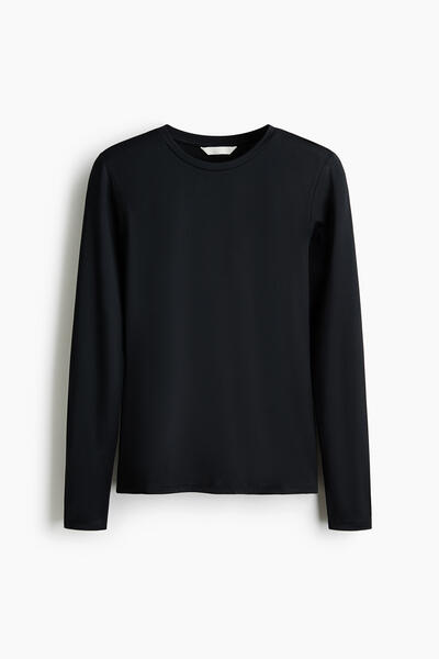 Long-Sleeve Micro Top