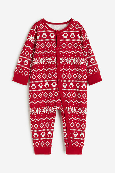 Patterned sleepsuit
