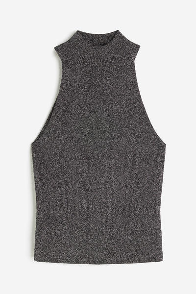 Glitter Turtleneck Top