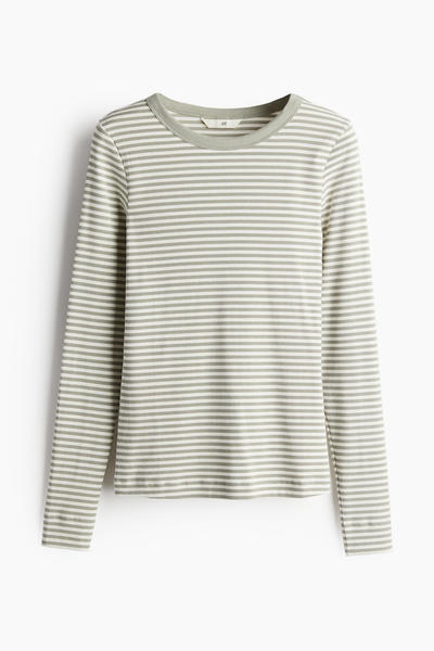Ribbed Jersey Top