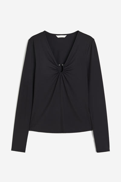 Top with buckle detail