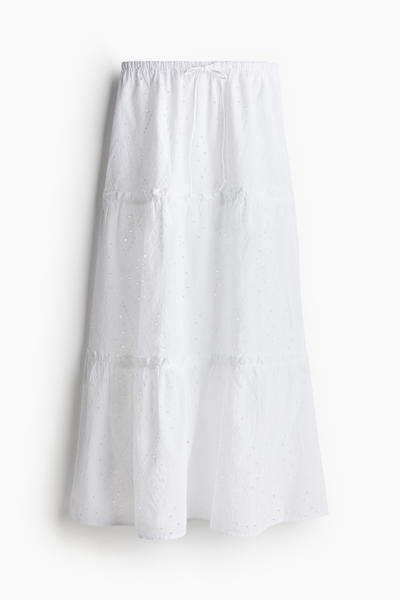 Broderie anglaise skirt